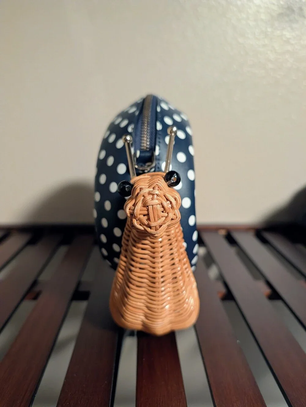 LIMITED EDITION Kate Spade Enchanted Scarlett Snail Wicker Crossbody
